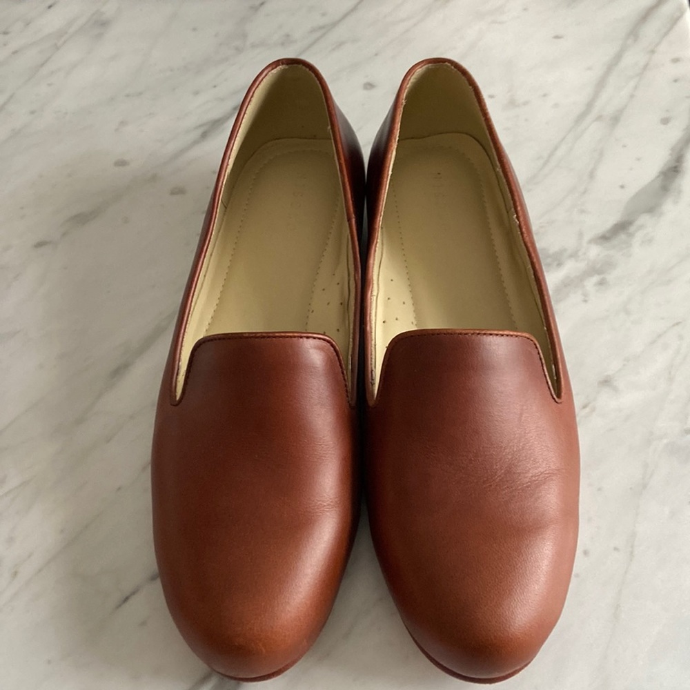 Nisolo Everyday Slipons size 10 Brown Like new.